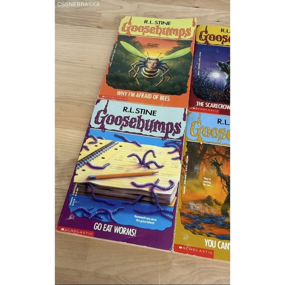 VINTAGE Goosebumps LOT of 6 Books~1990's 2st Printings‎